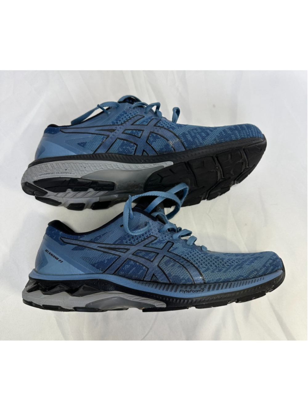 Asics Gel-Kayano 27 Running Shoes Blue Grey Men's Size 9.5